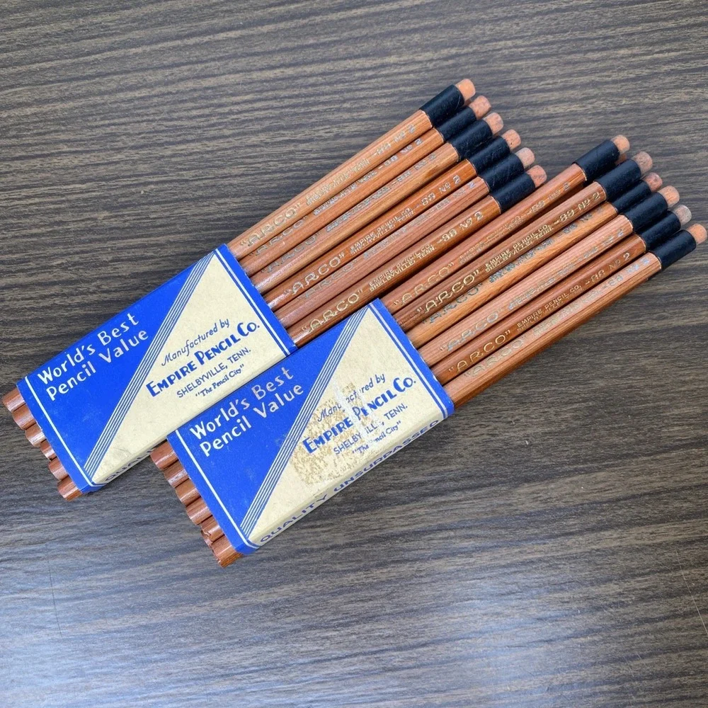 VTG 1 Dozen UNSHARPENED Empire Pencil Co 